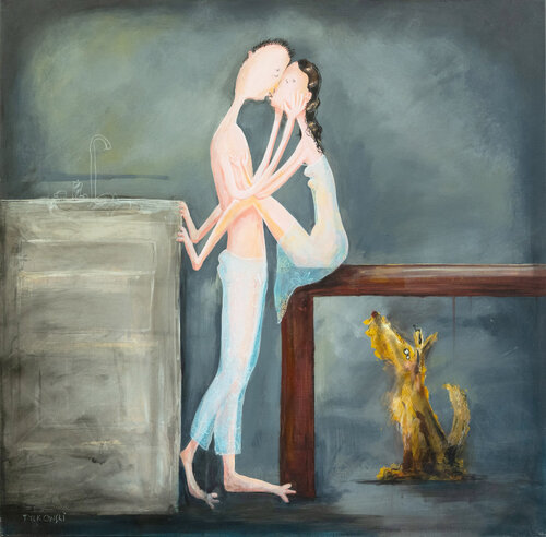 A Shared Breath ( Wspólny oddech) von Andrzej Tylkowski, Malerei kaufen auf Singulart