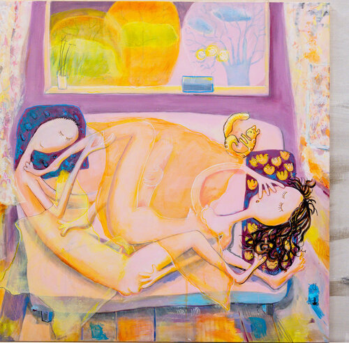 Mutual Sleep (Wspólny sen) by Andrzej Tylkowski, 회화 for Sale on Singulart