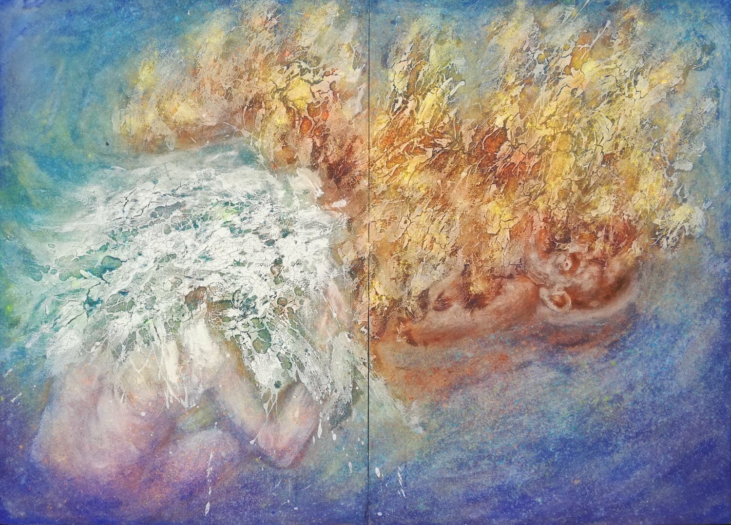 Rambla de la viuda V by Juan Rivero (2021) Painting Oil on Canvas