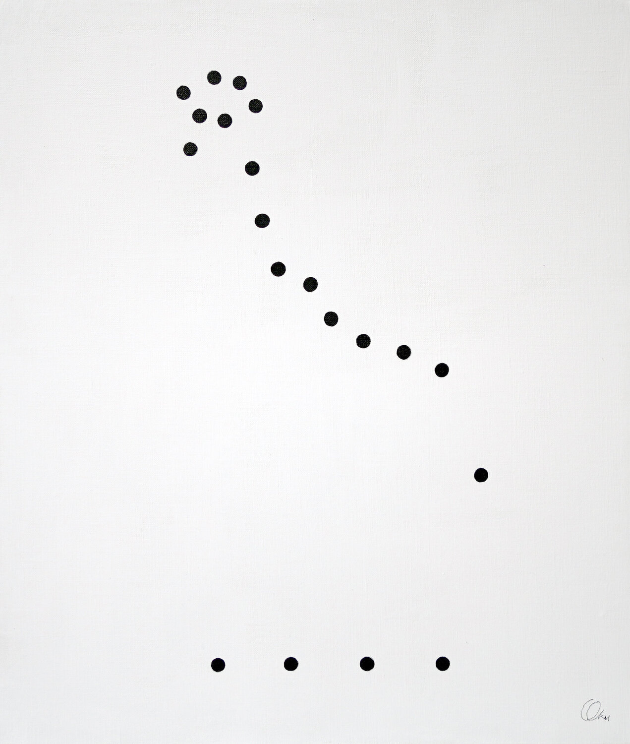 dots of hint #6 Kazuhiko Okushita Originalgemälde zu verkaufen