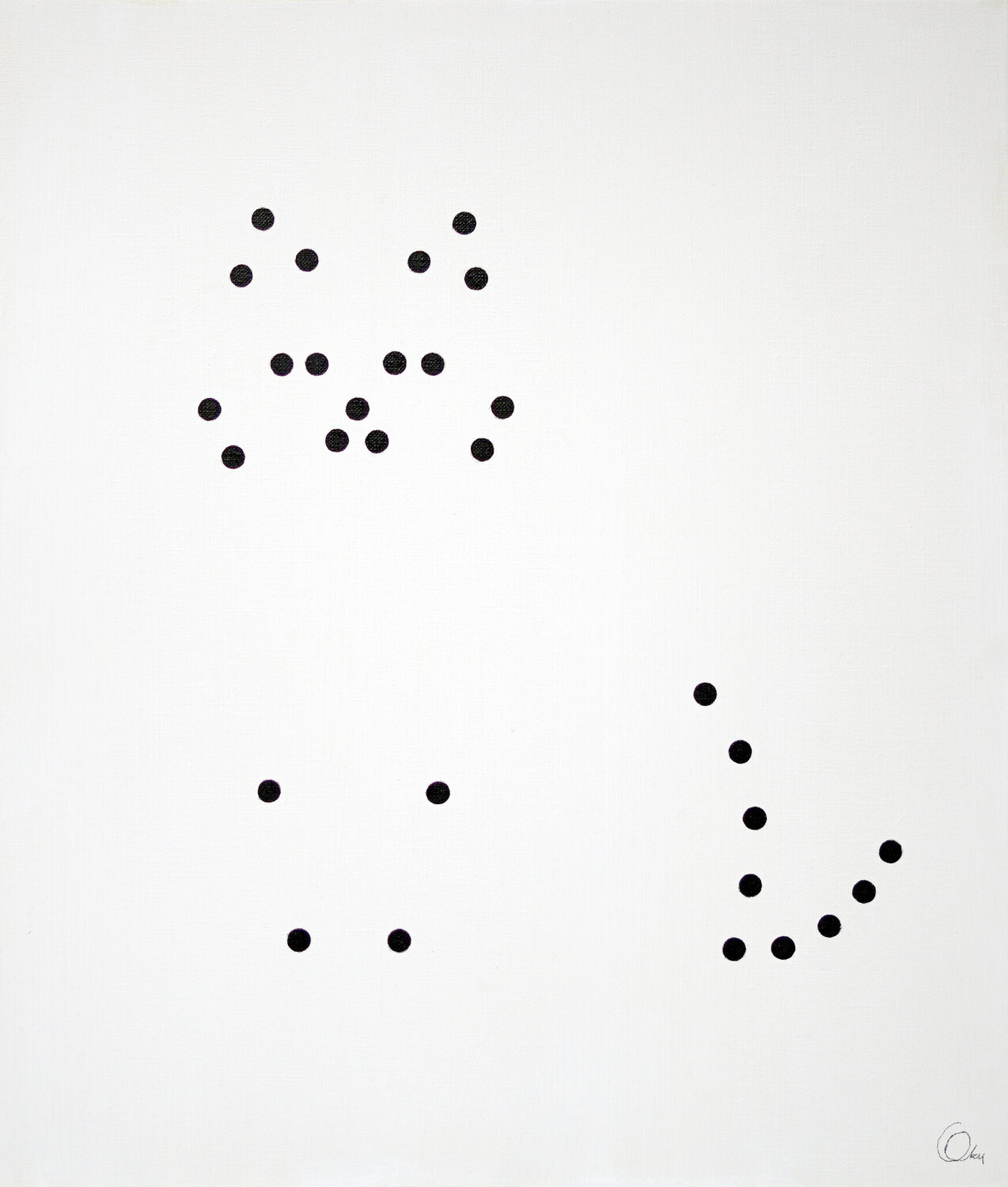 dots of hint #8 Kazuhiko Okushita Dipinto originale in vendita