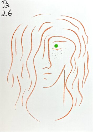 Visage 3 von Quentin Badran, Zeichnungen kaufen auf Singulart