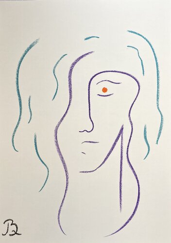 Fin by Quentin Badran, Drawing for Sale on Singulart