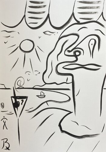 Addiction par Quentin Badran, Dessin en vente sur Singulart