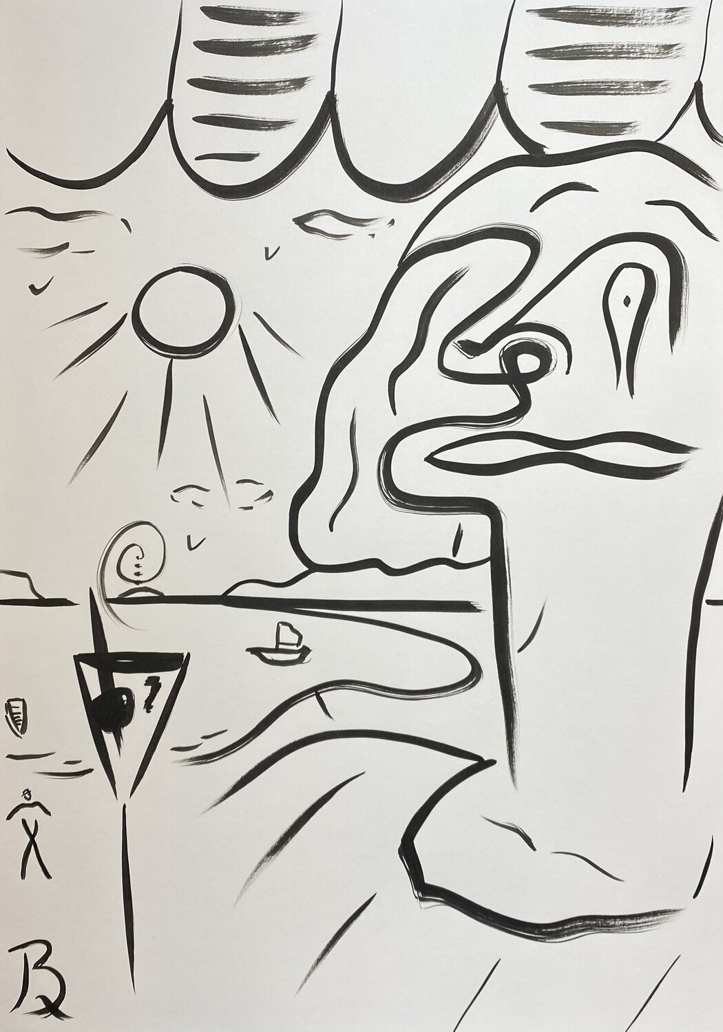 Addiction Quentin Badran Tekening te koop