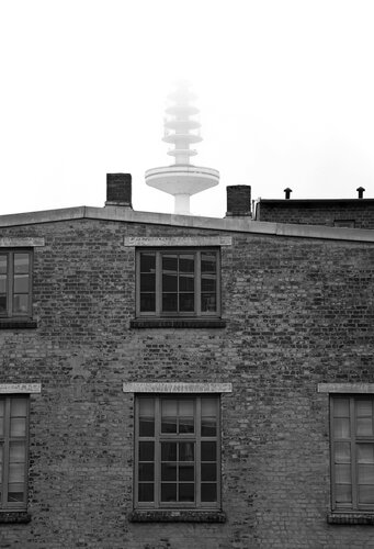 A signal in the fog von Sonia Costa, Fotografie kaufen auf Singulart