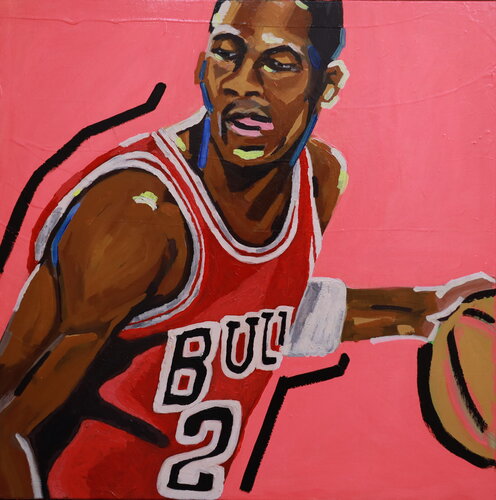 Great Michael di Nana Assibey-Bonsu, Pittura in vendita su Singulart