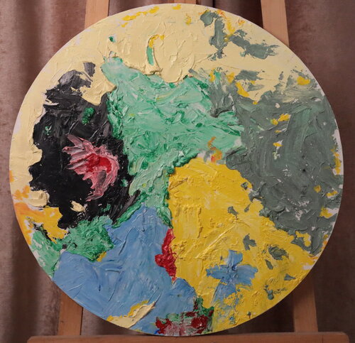 love for color by Nana Assibey-Bonsu, Painting for Sale on Singulart