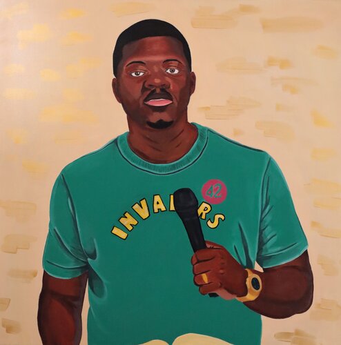 Preacher of Righteousness by Nana Assibey-Bonsu, Painting for Sale on Singulart