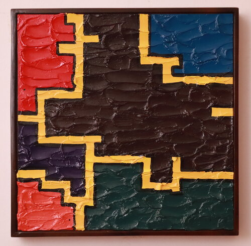 Yellow Road by Nana Assibey-Bonsu, Painting for Sale on Singulart