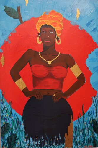 Out of Eden by Nana Assibey-Bonsu, Painting for Sale on Singulart