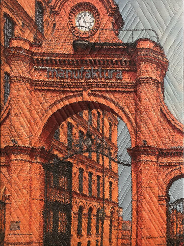 Lodz 2- Manufaktura van Marilyn Henrion, Schilderij te koop op Singulart