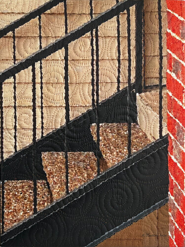 Preston Place 6, Plano Texas par Marilyn Henrion, Oeuvre textile en vente sur Singulart