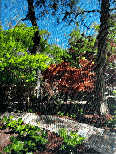 Dallas Arboretum 2 di Marilyn Henrion, Pittura in vendita su Singulart