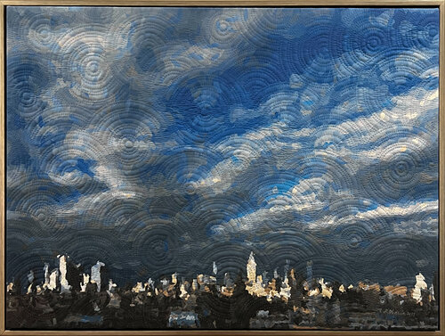 Innuendo 4- New York City de Marilyn Henrion, Téxtil a la venta en Singulart