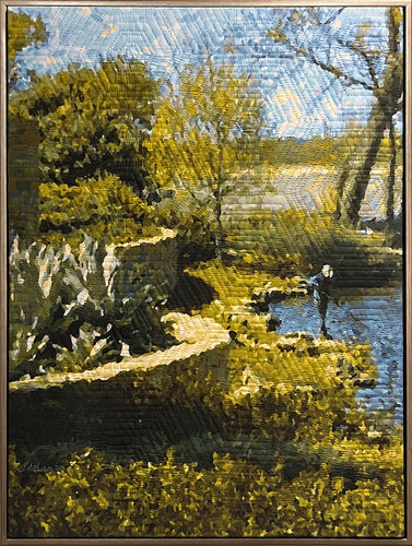 Innuendo 5- Dallas Arboretum de Marilyn Henrion, Téxtil a la venta en Singulart