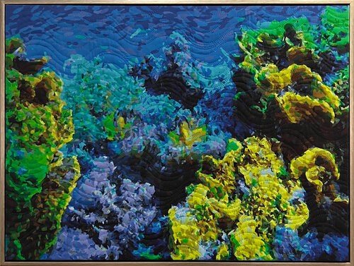 Innuendo 7- Undersea de Marilyn Henrion, Téxtil a la venta en Singulart