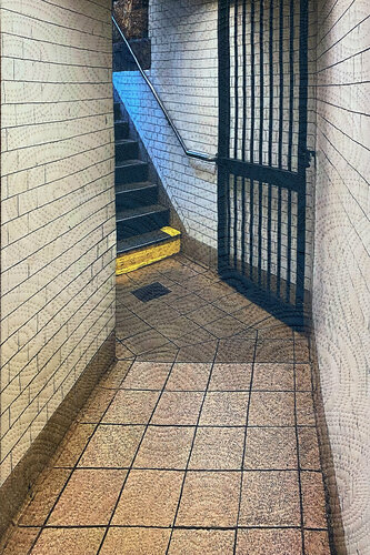 Subway 1 van Marilyn Henrion, Schilderij te koop op Singulart