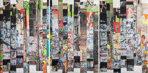 Wooster Street Triptych van Marilyn Henrion, Schilderij te koop op Singulart
