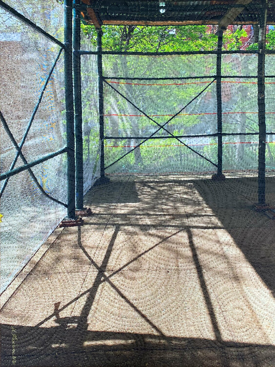 LaGuardia Place- Scaffold Marilyn Henrion