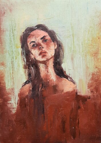 Resilience in Red von Fariha Ghezal Yousufzai, Malerei kaufen auf Singulart