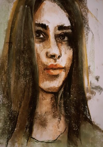 "The Gilded Spirit" van Fariha Ghezal Yousufzai, Werk op papier te koop op Singulart