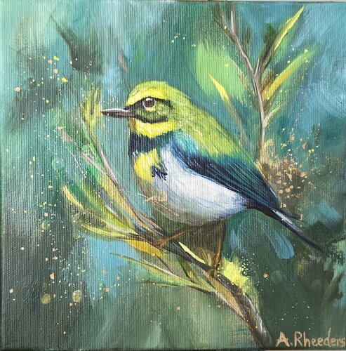 "Emerald Silence" de Amanda Rheeders, Pintura a la venta en Singulart