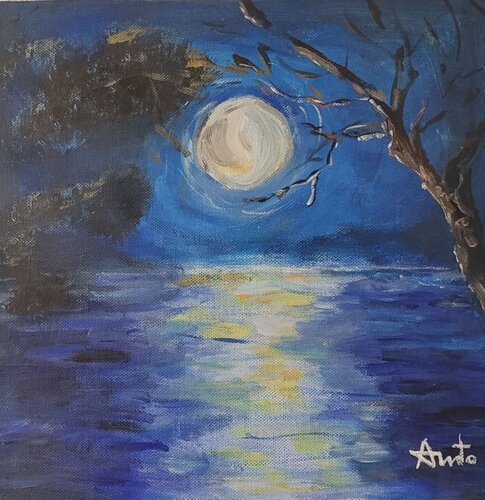 Where the Night Listens van Nicolae Antonia, Schilderij te koop op Singulart