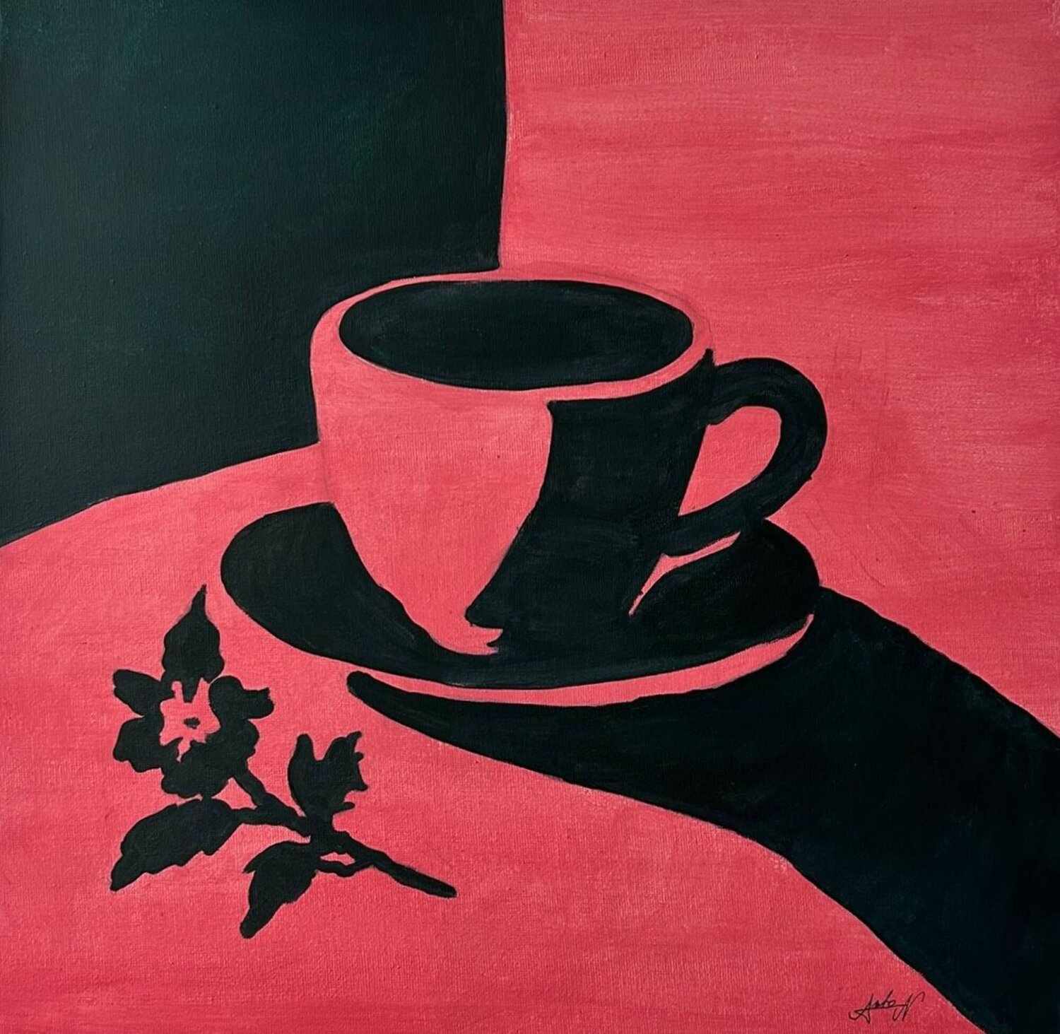 Teacups' Nicolae Antonia Origineel schilderij te koop