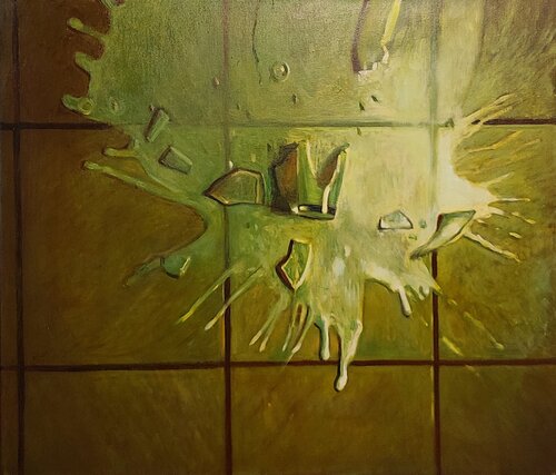 The Land of Milk and Honey (oct7th) by Patrick Vertenten, Painting for Sale on Singulart