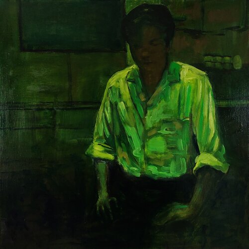 The Chinaman by Patrick Vertenten, Painting for Sale on Singulart