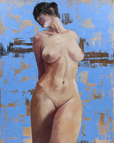 Dreaming in blue von Kateryna Panko, Malerei kaufen auf Singulart