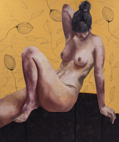 She's my sunshine von Kateryna Panko, Malerei kaufen auf Singulart