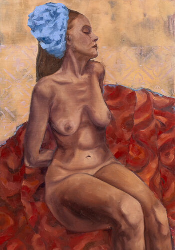 `The Warmth of Red von Kateryna Panko, Malerei kaufen auf Singulart