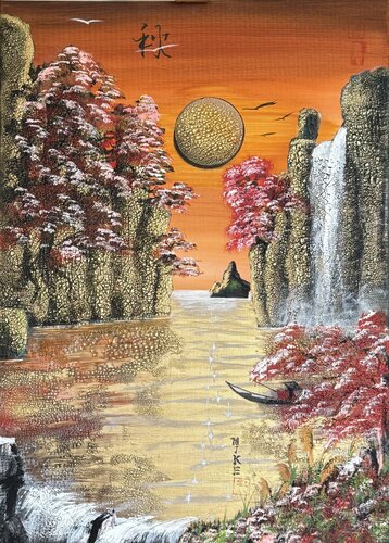 Goldener Herbst de Mike Eckert, Pintura a la venta en Singulart