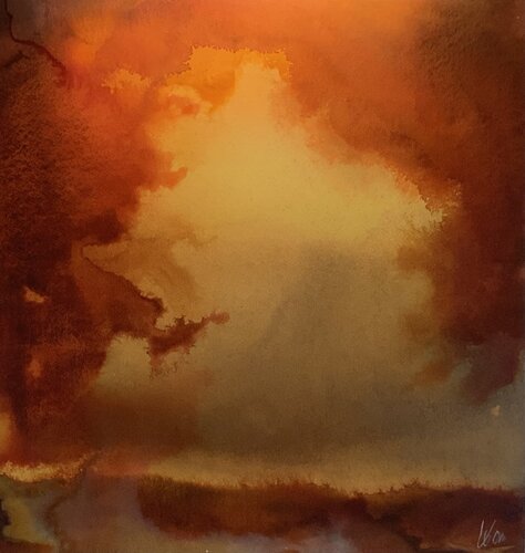 Aus dem Zyklus „Wolken und Meer“ von Siegfried Krön, Malerei kaufen auf Singulart