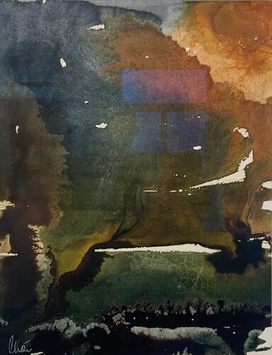 Aus dem Zyklus „Wenn der Himmel der Himmel Erde berührt“ di Siegfried Krön, Pittura in vendita su Singulart
