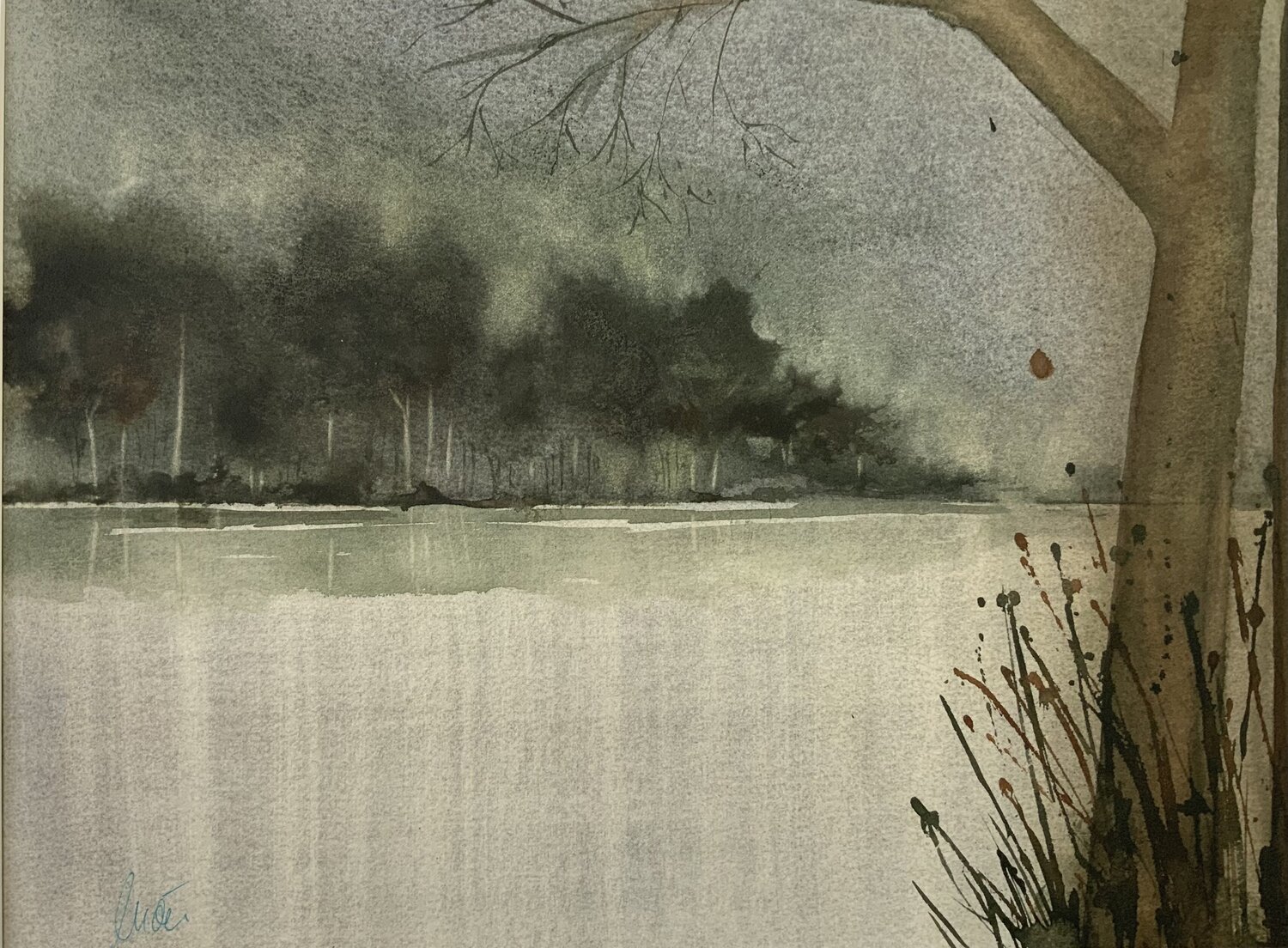 Aus dem „Zyklus Auenlandschaft“ Siegfried Krön