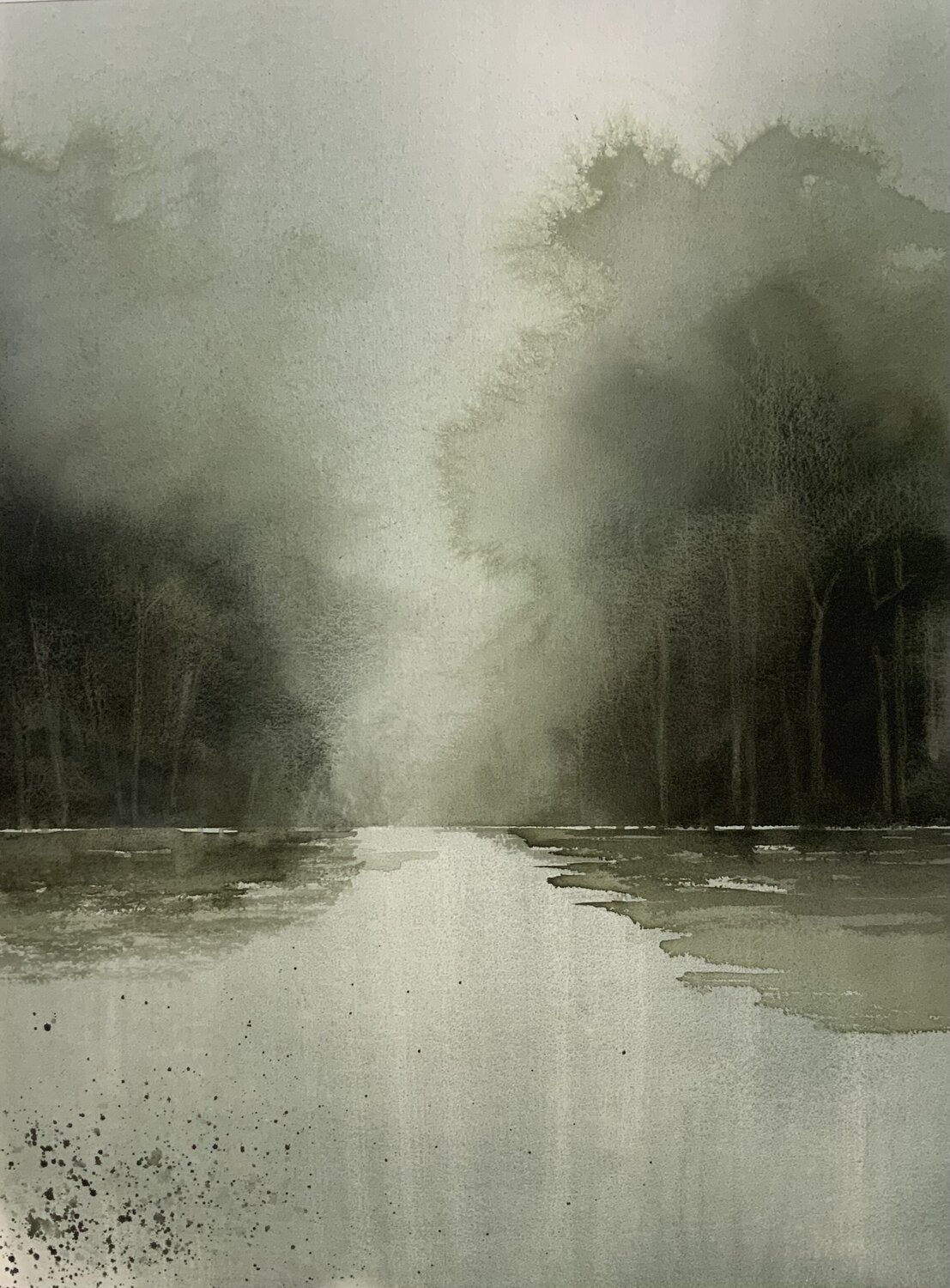 Aus dem Zyklus „Auenlandschaft“ Siegfried Krön Originalgemälde zu verkaufen