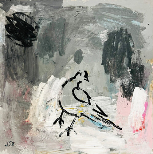 Bird alone von Jenny Svenberg, Malerei kaufen auf Singulart
