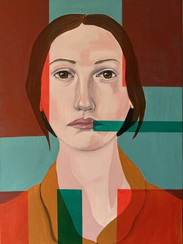 The Interview van Sharon Champion, Schilderij te koop op Singulart