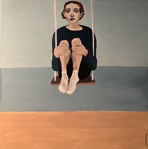 The swing par Sharon Champion, Peinture en vente sur Singulart