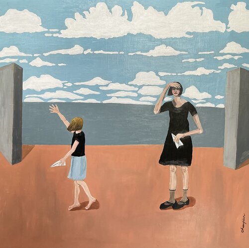A break in the Clouds by Sharon Champion, Painting for Sale on Singulart