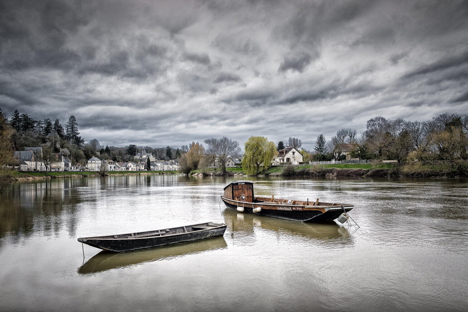 Spleen de Loire : Les Barques de Véretz PATRICIA BALITRAND Fotografie zu verkaufen