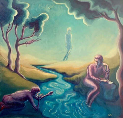 La fonte by Gabriele Pietrantuono, Painting for Sale on Singulart