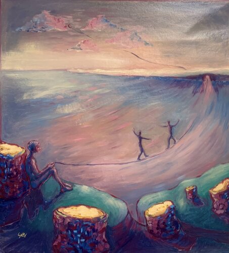 Legami tagliati by Gabriele Pietrantuono, Painting for Sale on Singulart