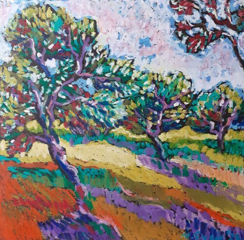 Olive grove No 37 von Maja Grecic, Zeichnungen kaufen auf Singulart