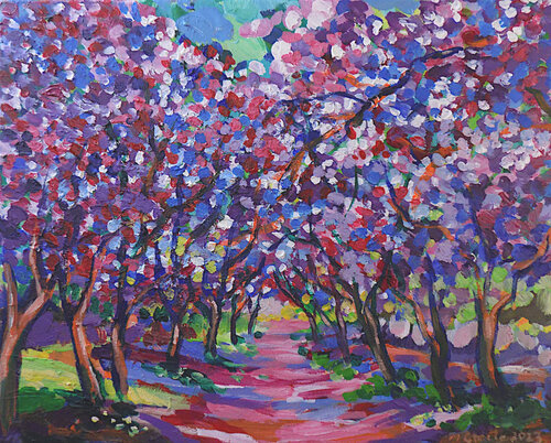 Jacaranda dream von Maja Grecic, Malerei kaufen auf Singulart
