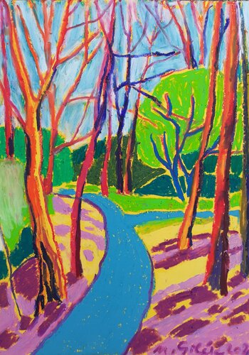 Daily walk von Maja Grecic, Zeichnungen kaufen auf Singulart