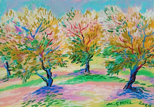 Olive grove No 26 von Maja Grecic, Zeichnungen kaufen auf Singulart